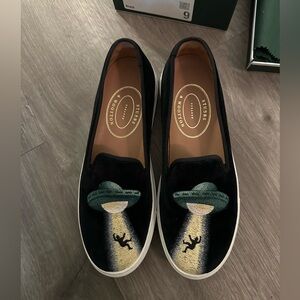 Stubbs & Wootton Beam Black Womens Sneaker